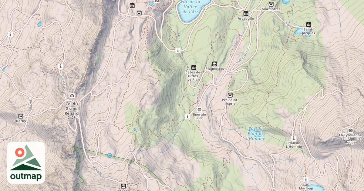 Map of Rodéo Park