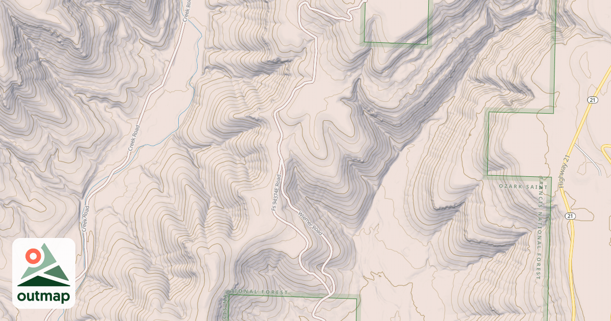 Map of USFS Motor Vehicle Use Map Roads {83C6FEFA-A6F7-4F55-ADE0-0A740FEF9F2C}