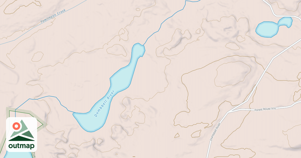 Map of DUMBBELL RIVER SPUR C