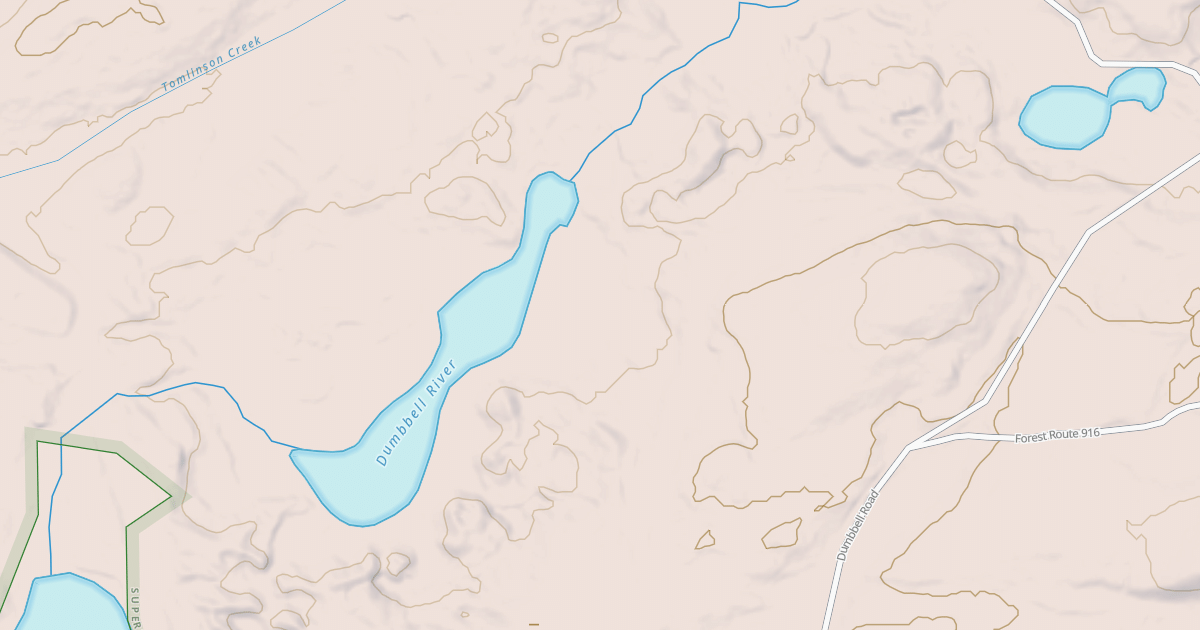 Map preview of DUMBBELL RIVER SPUR C