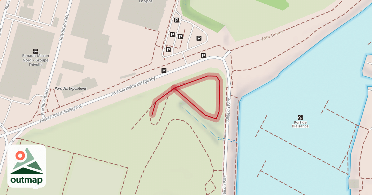 Map of Piste de VTT