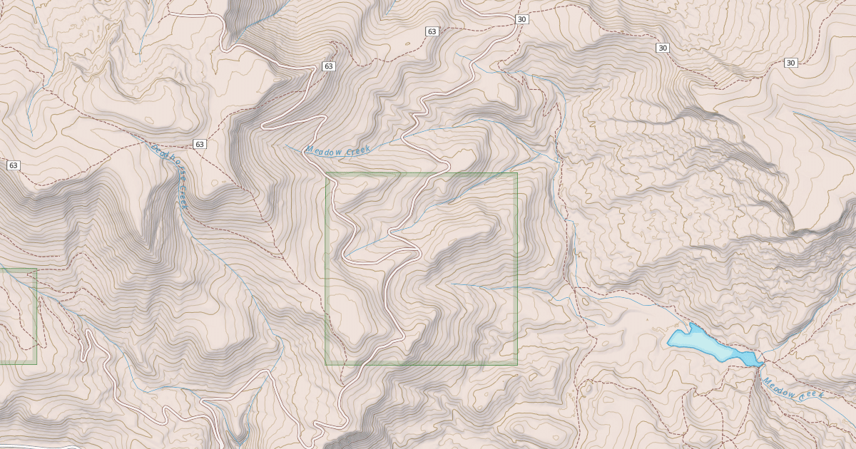Map preview of Deadhorse Creek