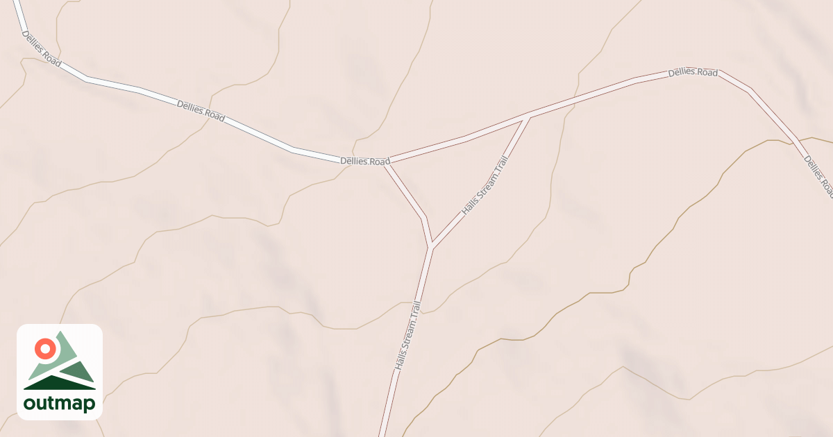 Map of Dellies Rd