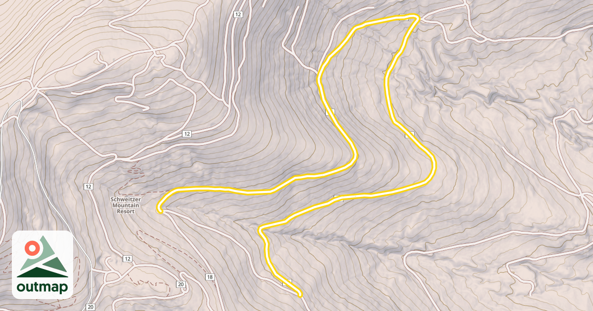 Map of Coyote Canyon