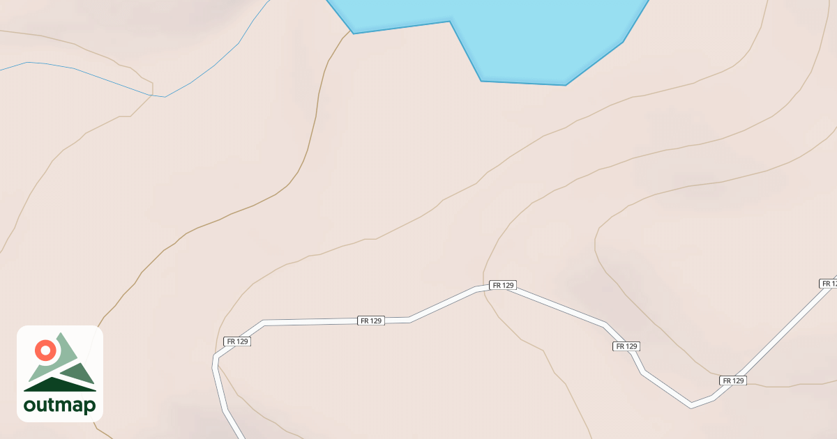 Map of YOUNGS CREEK RESERVOIR #1