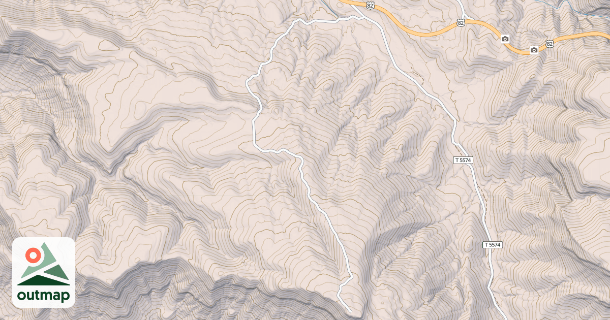 Map of HORSE RIDGE ROAD