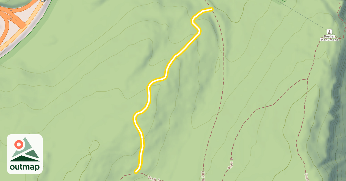 Map of Trail D