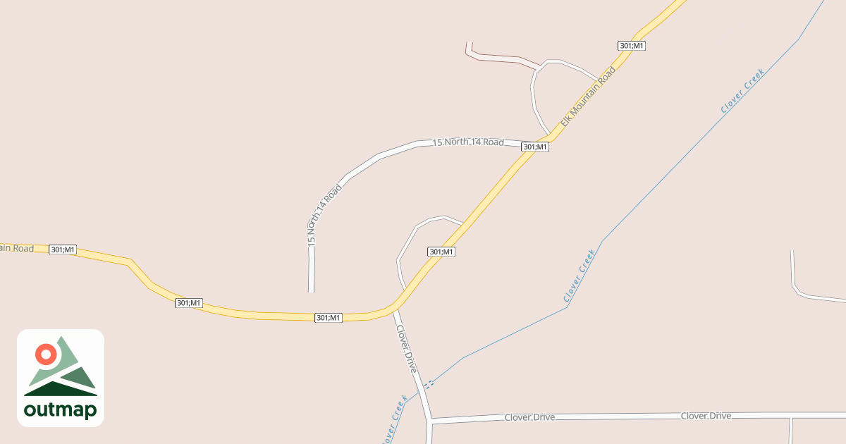 Map of UPPER LAKE RS