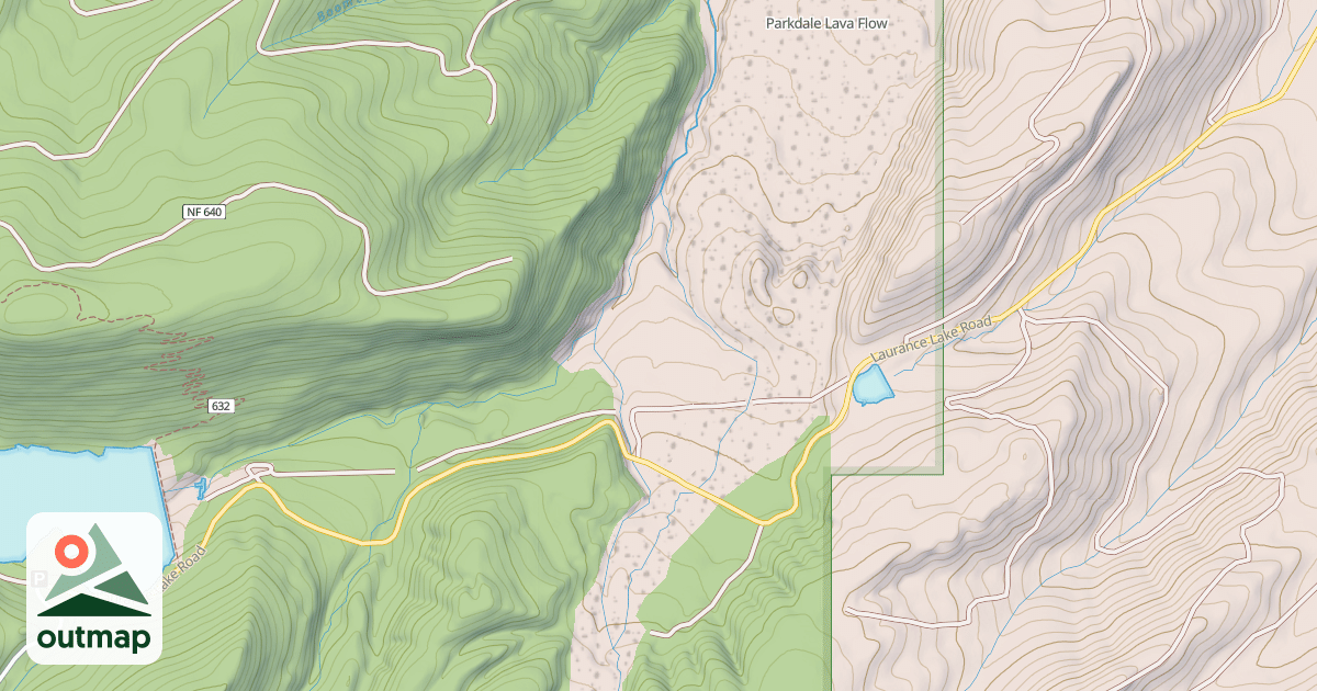 Map of LAURENCE LAKE RD.