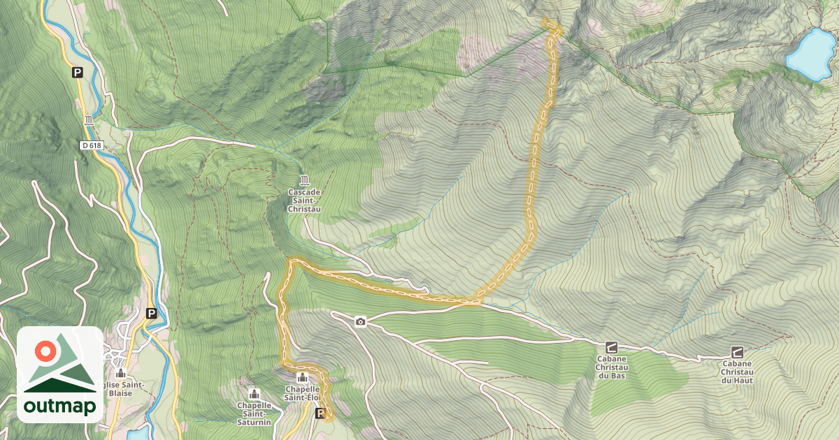 Map of Montious — Cazaux-Fréchet-Anéran-Camors