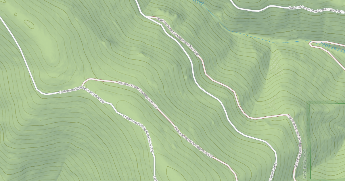 Map preview of USFS Motor Vehicle Use Map Roads {5A22AB67-E5C4-4E7C-927F-0E7A02AFB765}