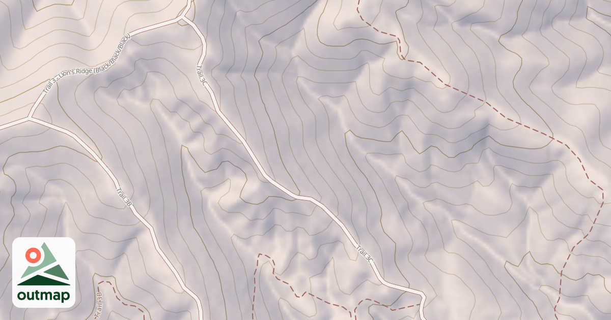 Map of USGS National Digital Trails 43287486-6b14-4d62-8a90-1dedd4b11c3a