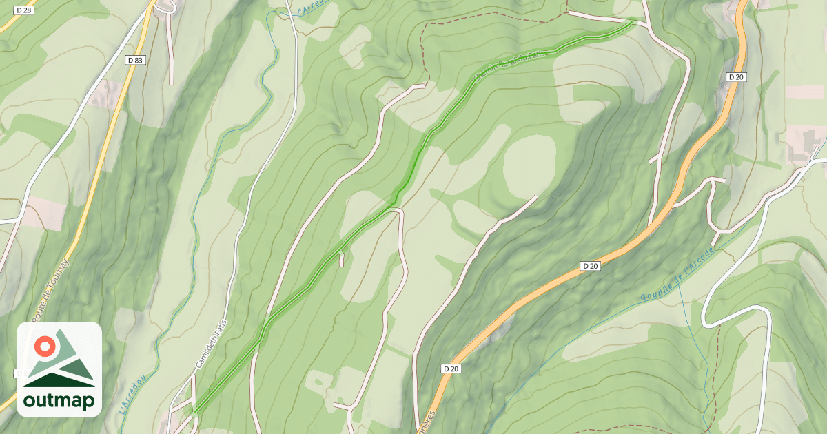Map of Chemin Rural du Fatis