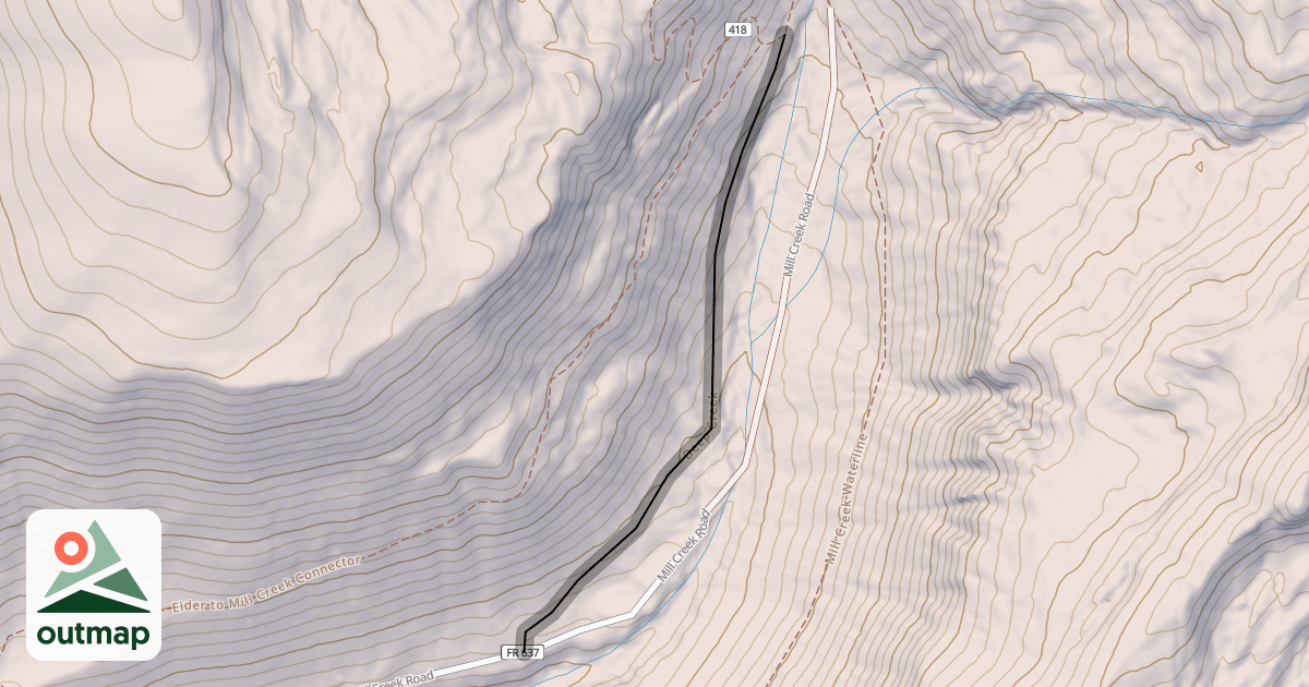 Map of Deep Creek