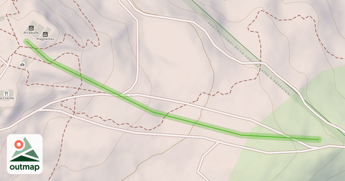 Map of Col de la Chal