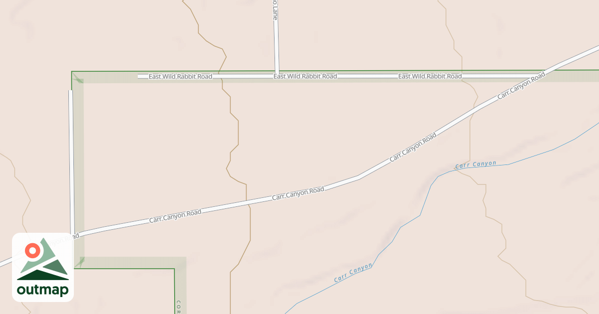 Map of CARR CANYON