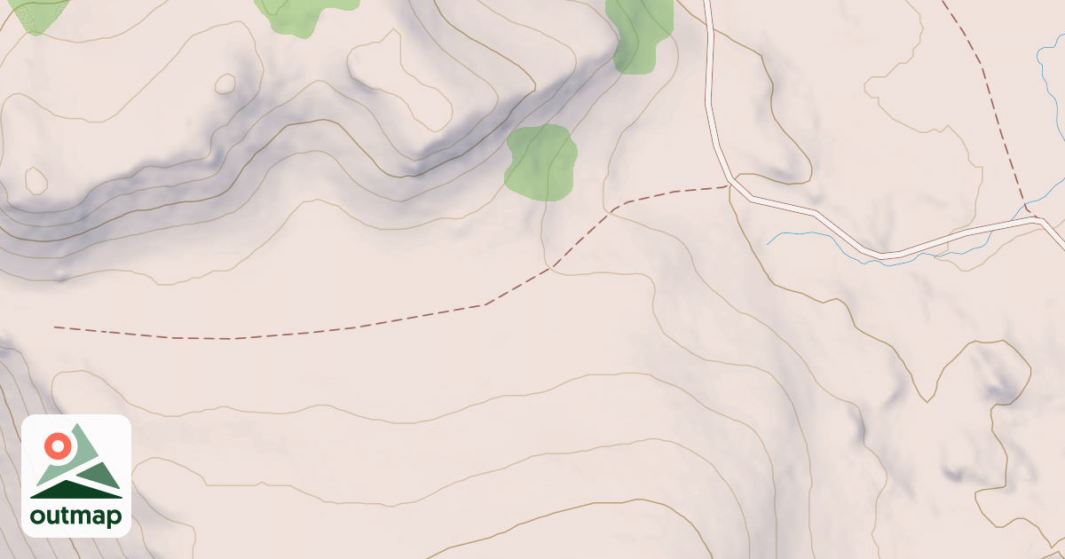 Map of BUTTERMILK SPUR B