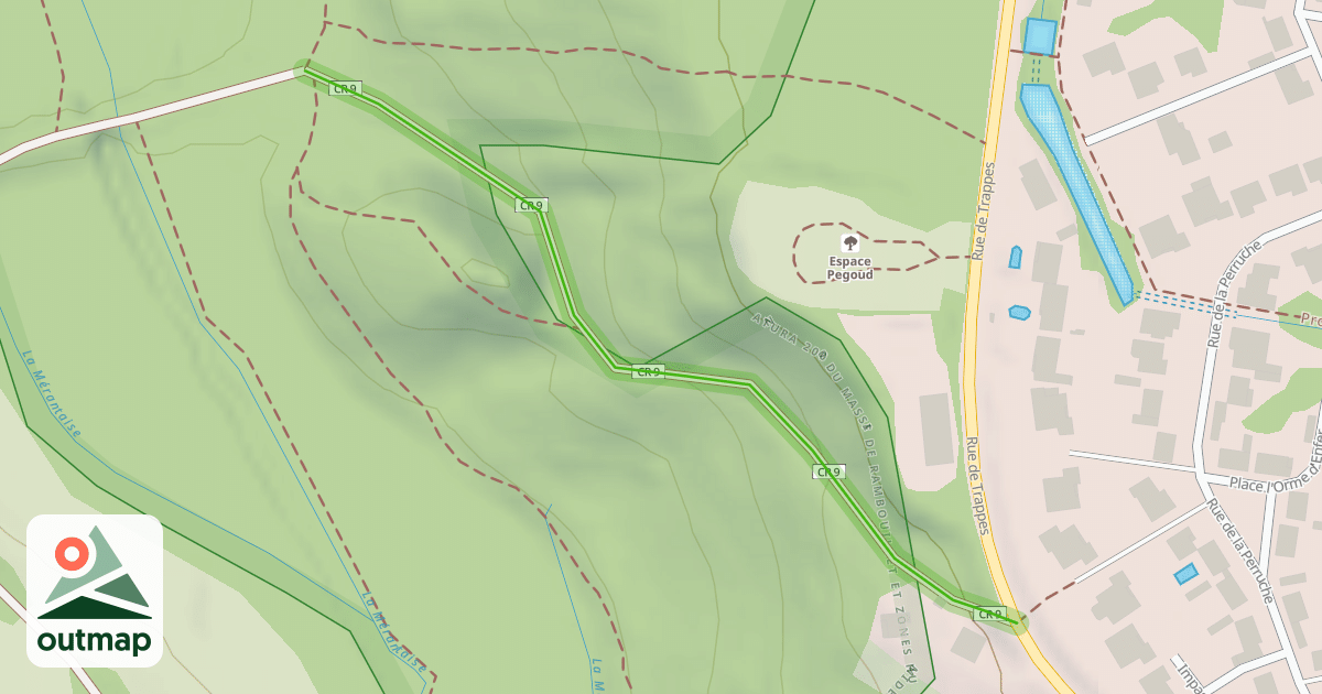 Map of Chemin de Monte-Tonneau