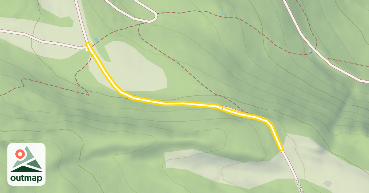 Map of Chemin de Tournoux