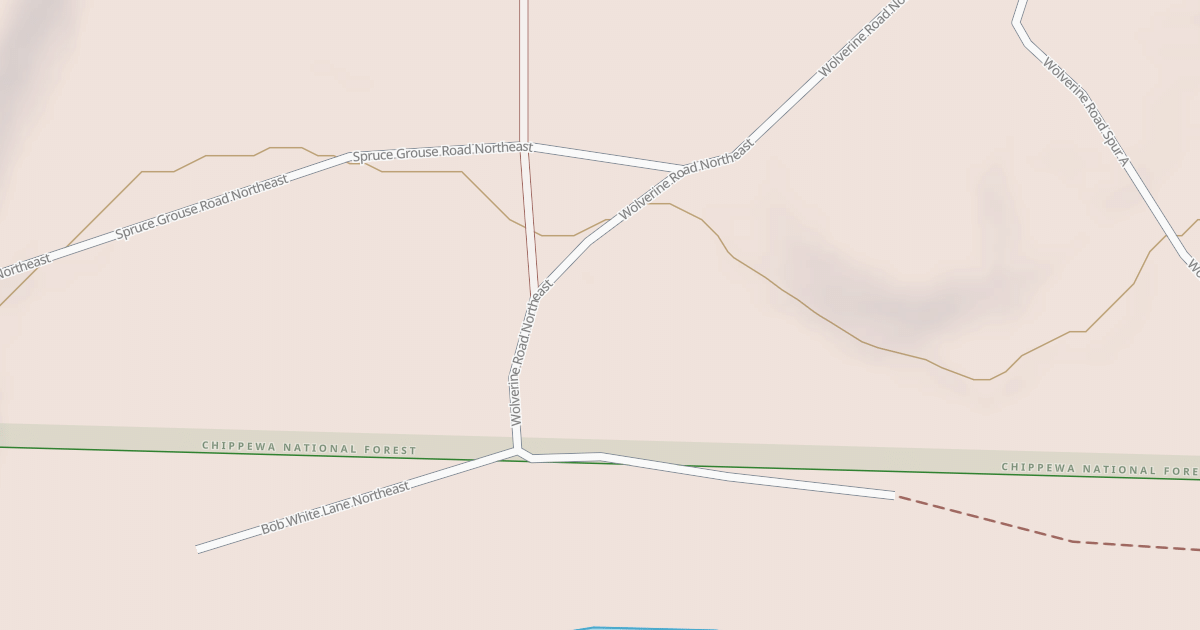 Map preview of WOLVERINE ROAD SPUR C