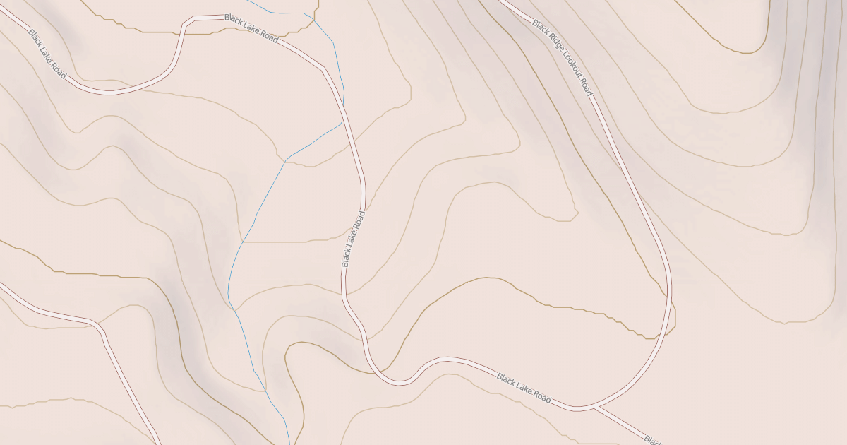 Map preview of BLACKS LAKE