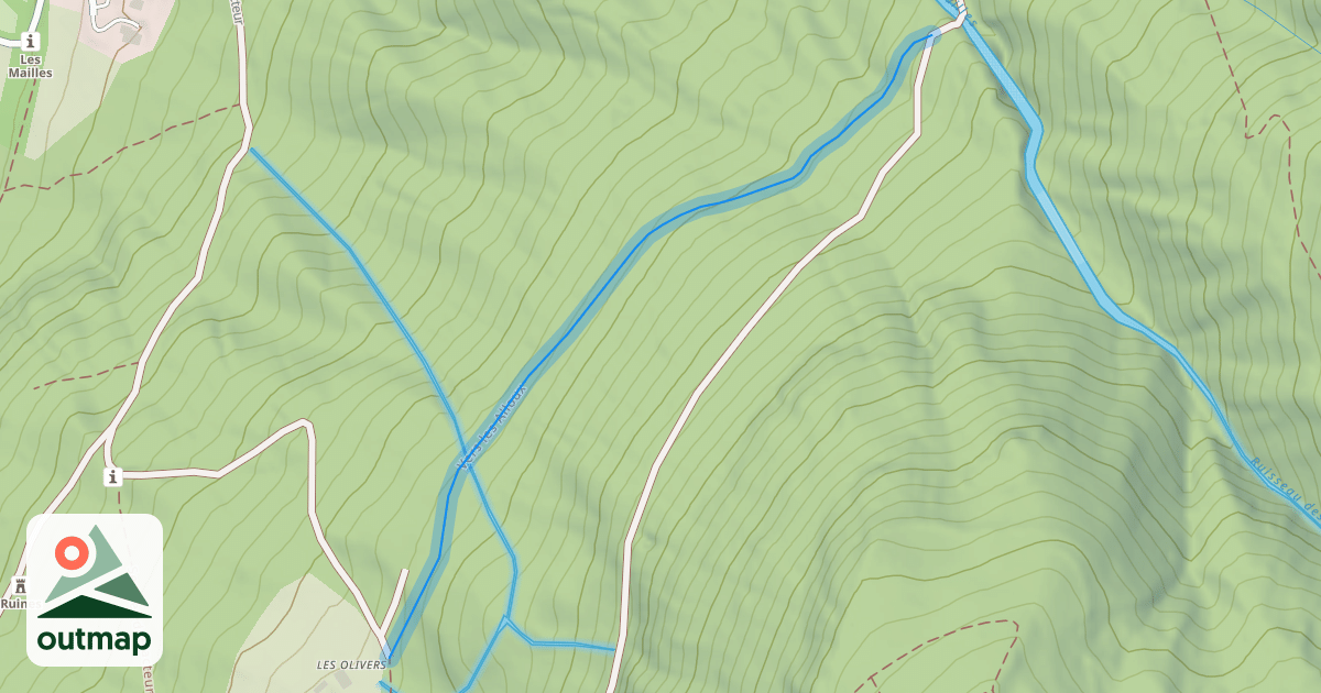 Map of Vers les Alloux