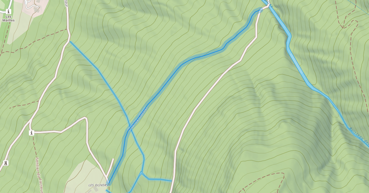 Map preview of Vers les Alloux