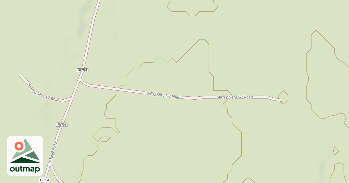 Map of STIRRUP SERU 5-3
