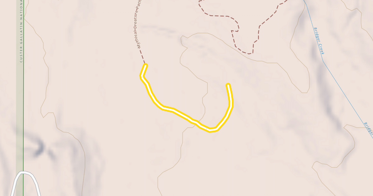 Map preview of Forsythe Meadow Trail