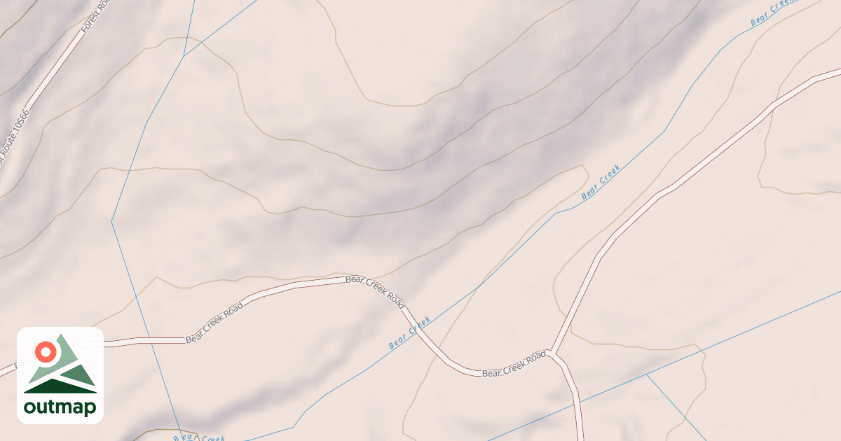 Map of BEAR CRK RD T3