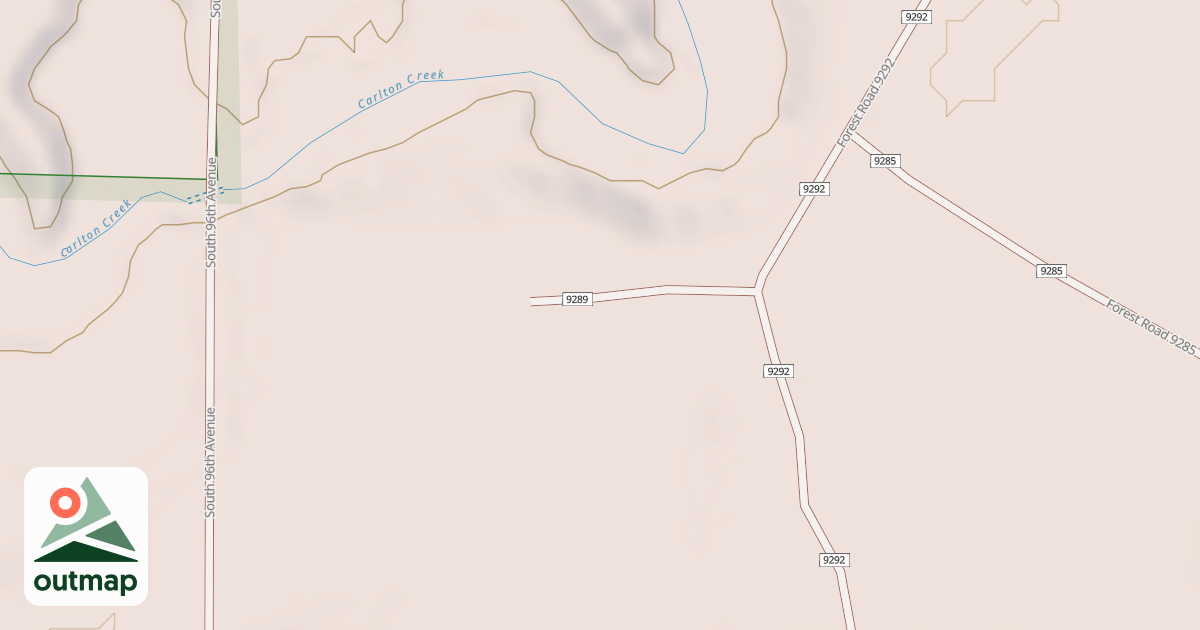 Map of 9289