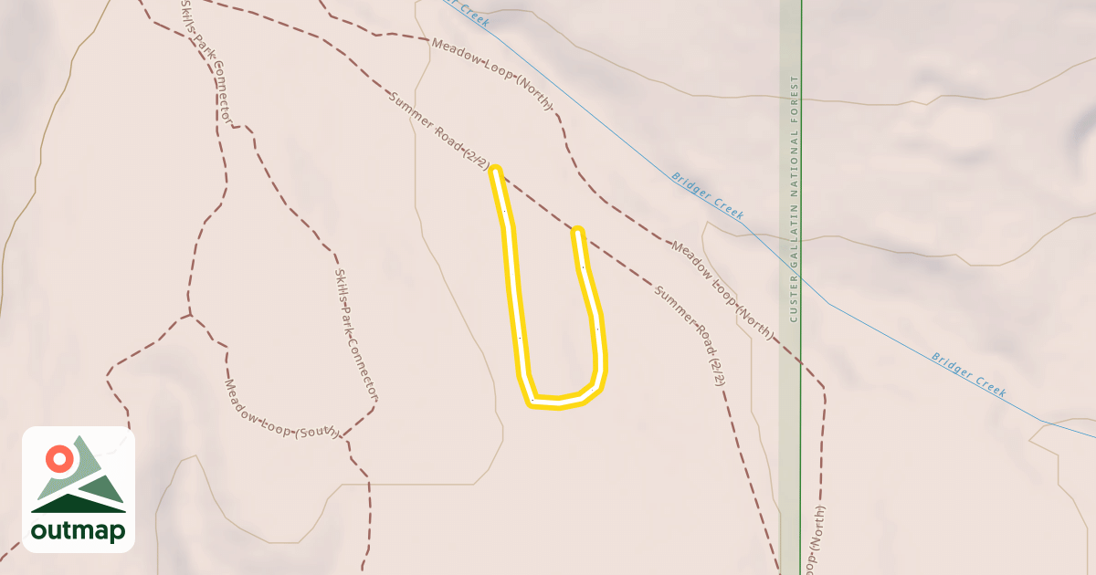 Map of Meadow Loop