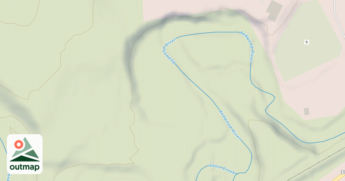 Map of Shady Oaks Native Prairie Adventure Trails