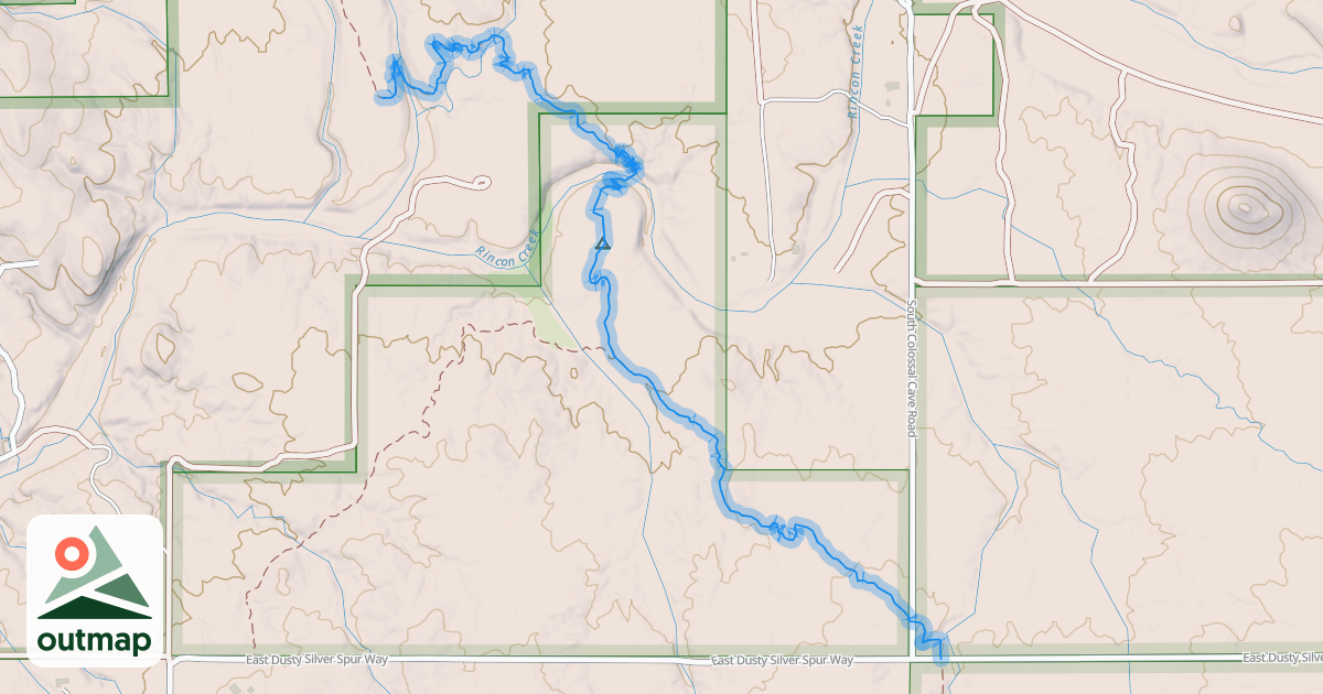 Map of Arizona Trail - Pistol Hill