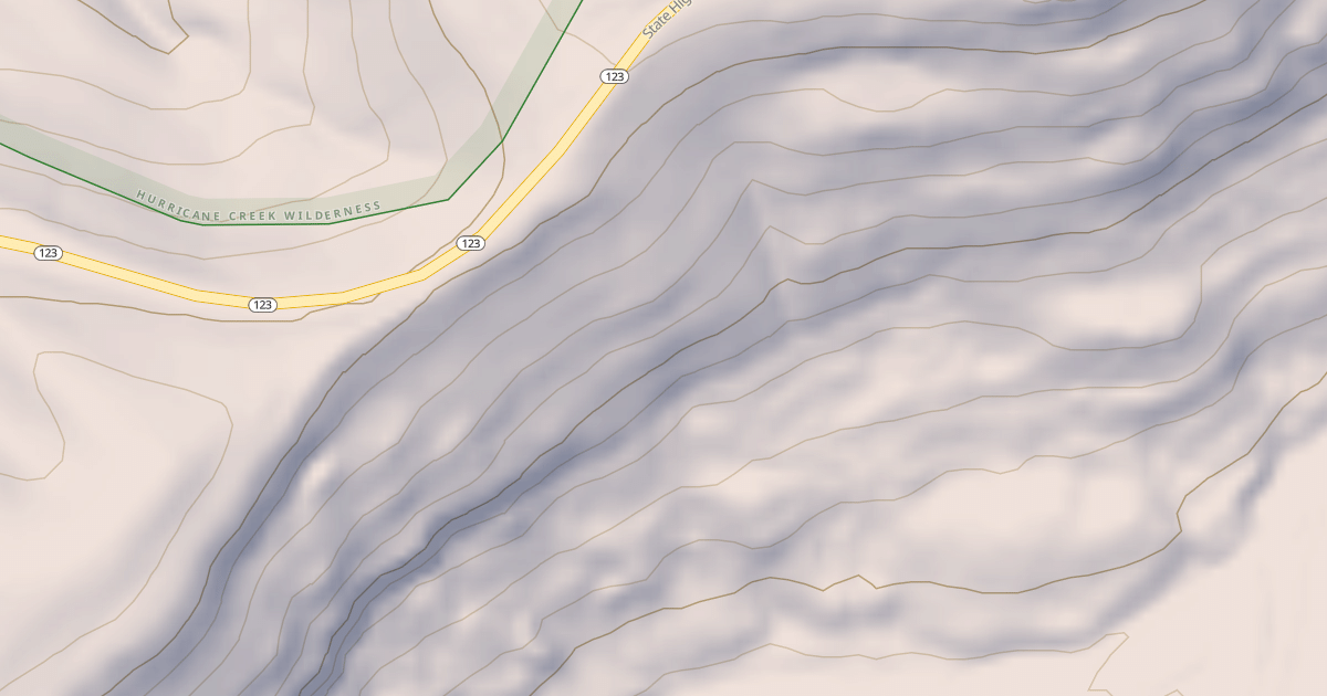 Map preview of USFS National Forest System Roads {20DFFC84-FFCE-4B48-8178-CF40447E3F4C}