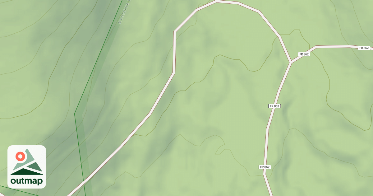 Map of DOUGLAS DIVIDE