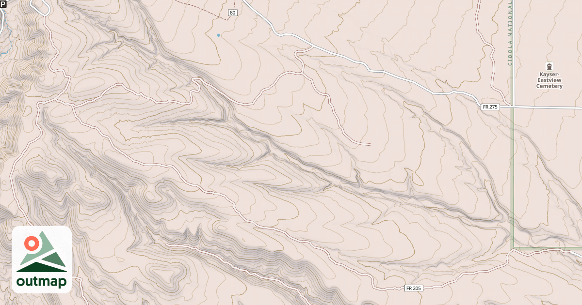 Map of RED BLUFF