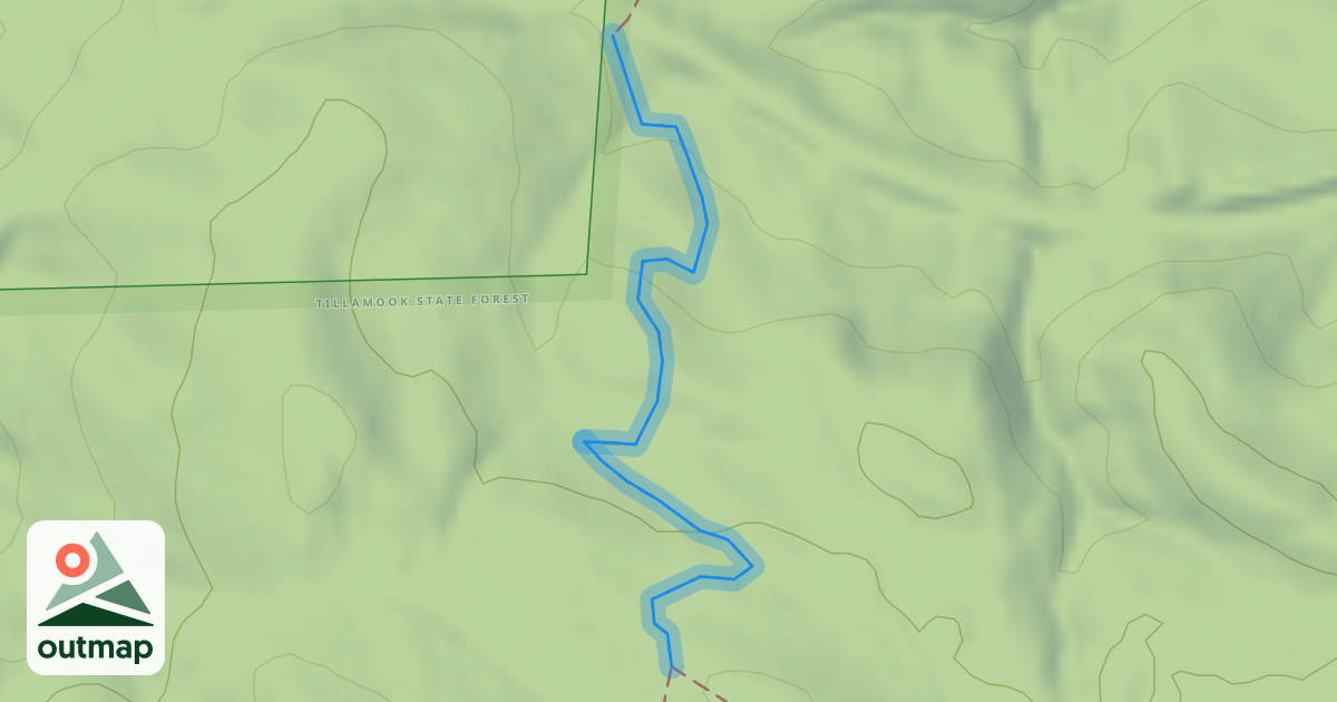Map of Gales Creek Trail