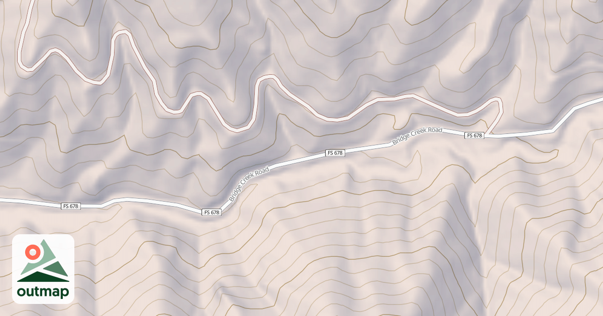 Map of BRIDGE CREEK
