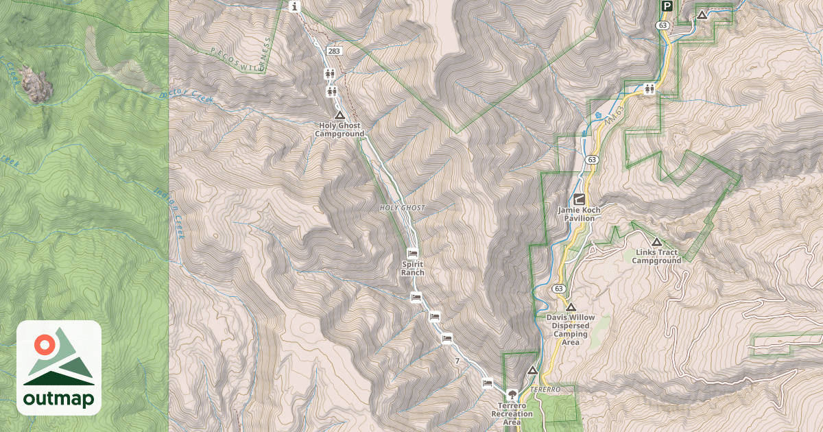 Map of HOLY GHOST