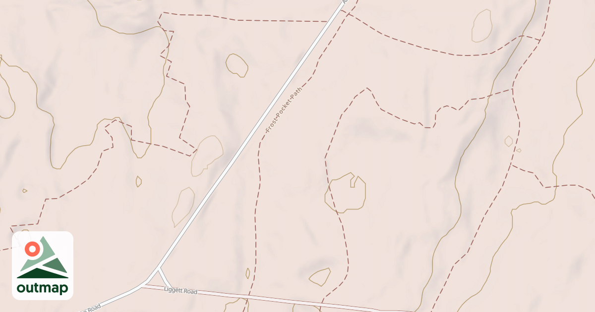 Map of Frost Pocket Path