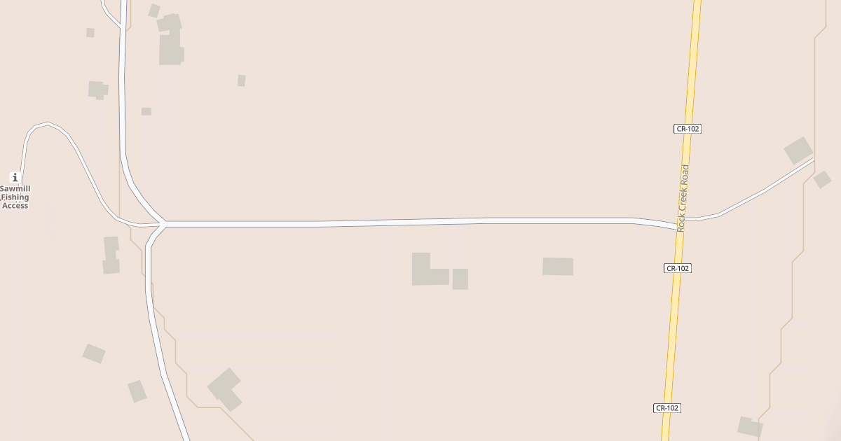 Map preview of ROCK CREEK SPUR (SAWMILL)