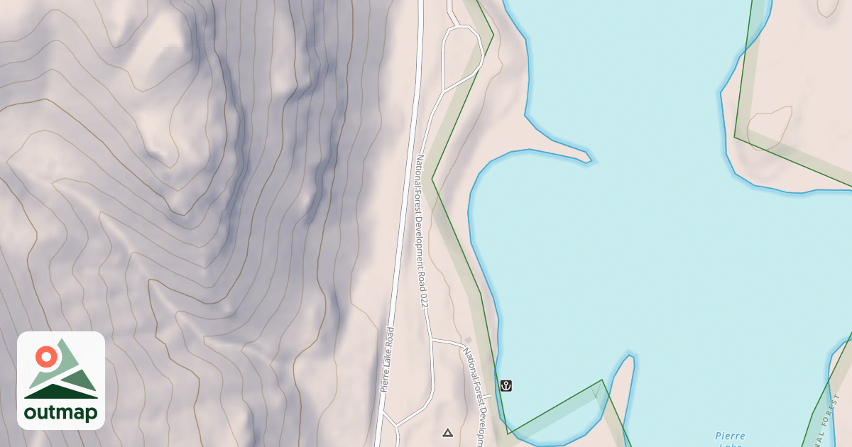 Map of PIERRE LAKE CAMPGROUND