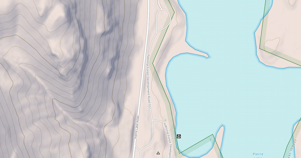 Map preview of PIERRE LAKE CAMPGROUND