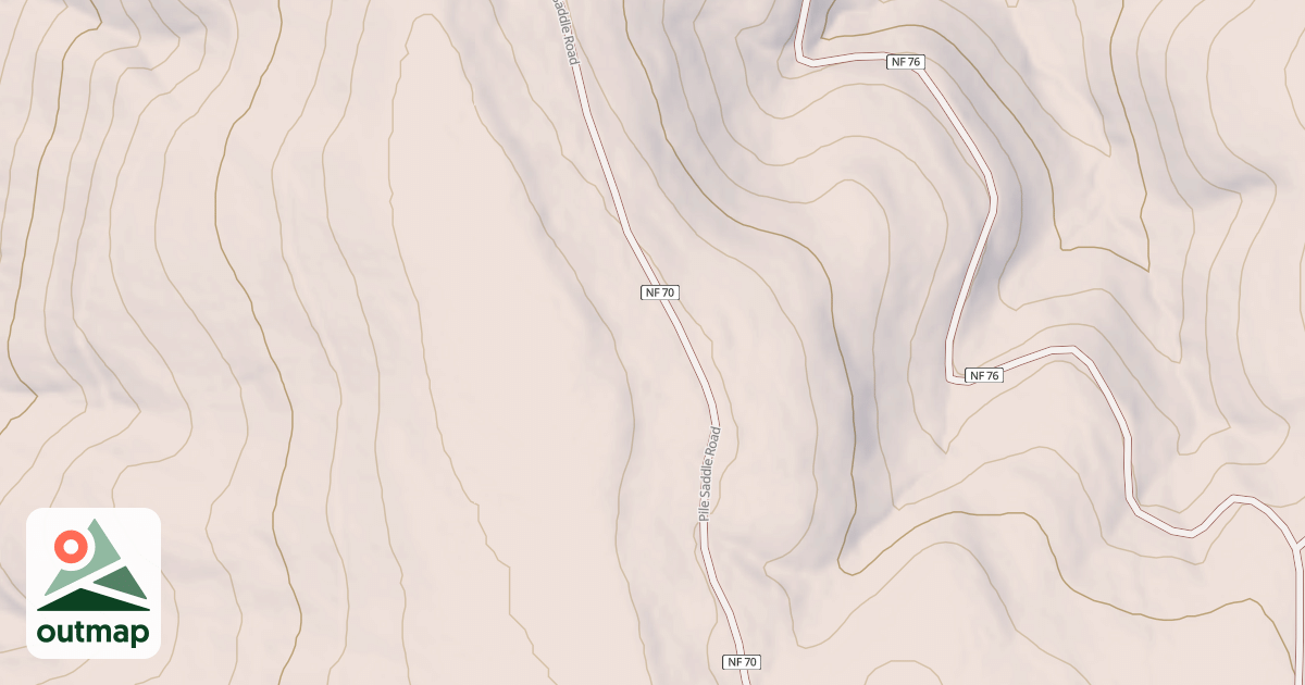 Map of PILE SADDLE