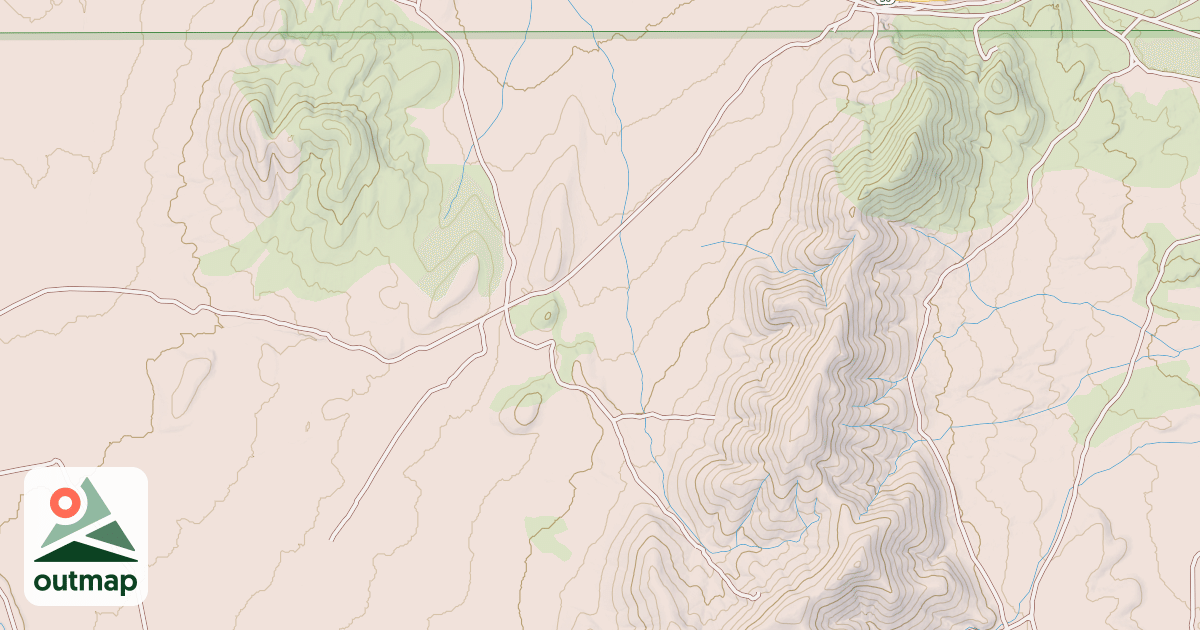 Map of EAST AULT