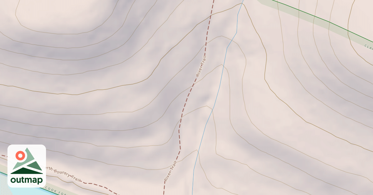 Map of Cook Forest State Park Trails