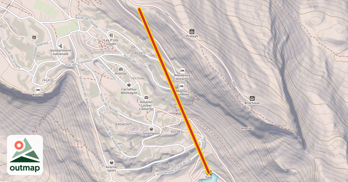 Map of Tour