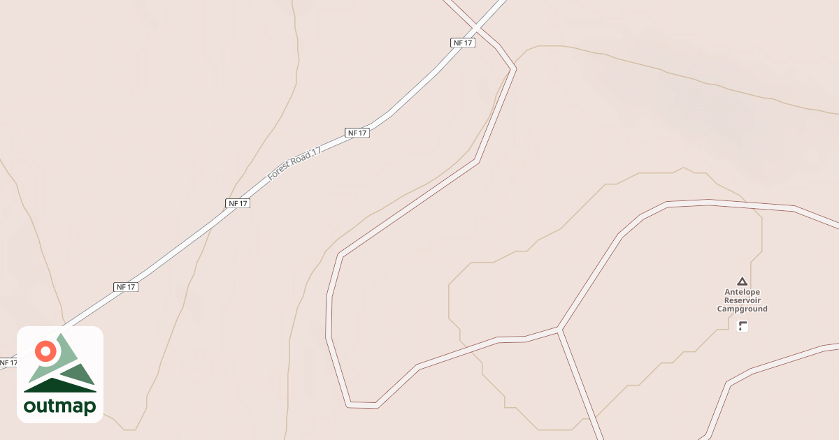 Map of ANTELOPE CAMPGROUND MAIN LOOP