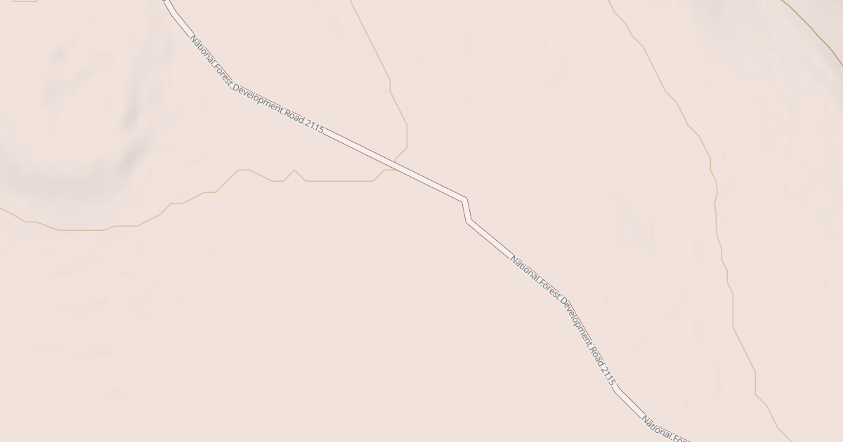 Map preview of USFS National Forest System Roads {1D6330FC-2E6F-4694-A662-DFA8FBA4A975}